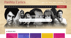 Desktop Screenshot of pashtolyrics.com